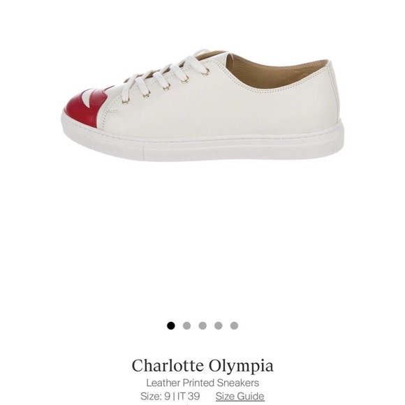 Charlotte Olympia Sneakers Lips 39 - Picture 2 of 5